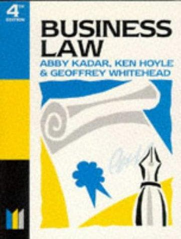 Tapa de Business law