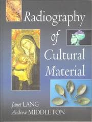 Tapa de Radiography of cultural material