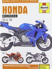 Tapa de Honda CBR600RR service and repair manual