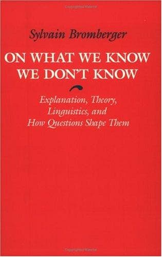Tapa de On What We Know We Don't Know