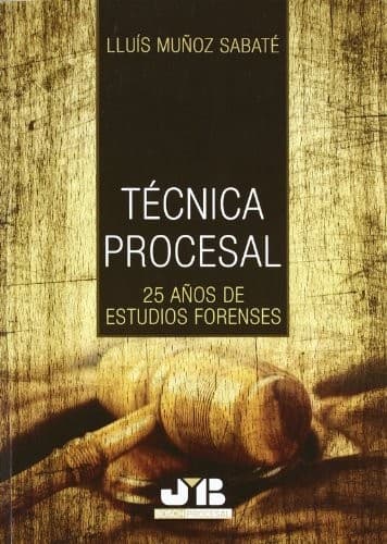Tapa de Técnica Procesal.