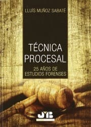 Tapa de Técnica Procesal.
