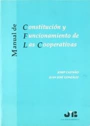 Tapa de Manual de Constitución y Funcionamiento de las Cooperativas.