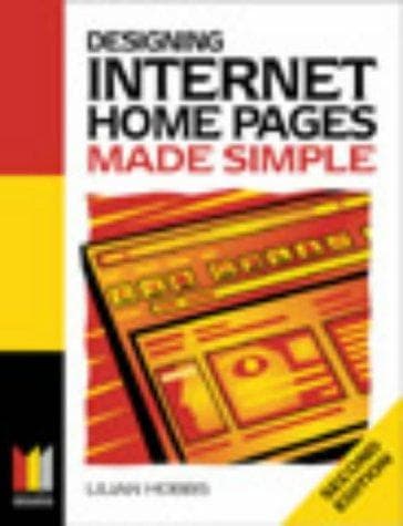 Tapa de Designing Internet home pages made simple