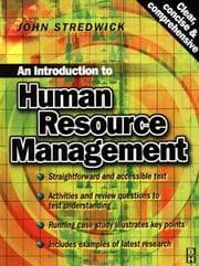 Tapa de Introduction to Human Resource Management, An