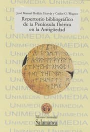 Tapa de Repertorio bibliográfico de la peninsula Ibérica en la antigüedad