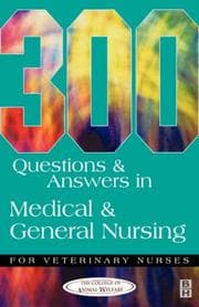 Tapa de 300 questions and answers in medical and general nursing for veterinary nurses
