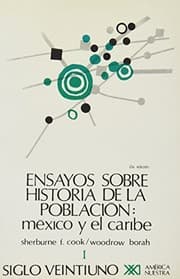 Tapa de Ensayos sobre la historia de la población. México y el Caribe 1