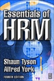 Tapa de Essentials of HRM