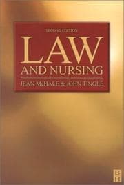 Tapa de Law and nursing