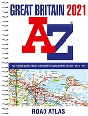 Tapa de Great Britain a-Z Road Atlas 2021 (A4 Spiral)
