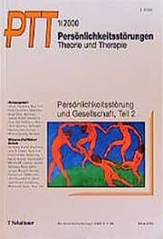 Tapa de Persönlichkeitsstörungen, Theorie und Therapie , H.1, Persönlichkeitsstörung und Gesellschaft
