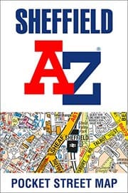 Tapa de Sheffield a-Z Pocket Street Map