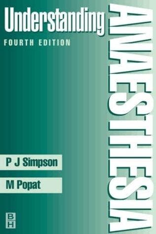 Tapa de Understanding anaesthesia
