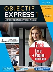 Tapa de Objectif Express 1 3ème édition-Pack Livre de l'élève + version numérique
