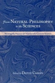 Tapa de From Natural Philosophy to the Sciences