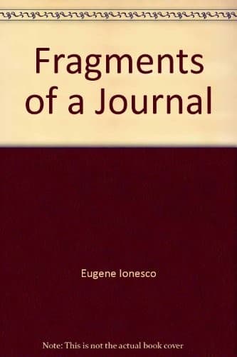 Tapa de Fragments of a journal
