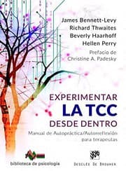 Tapa de Experimentar la TCC desde dentro. Manual de Autopráctica/Autorreflexión para terapeutas