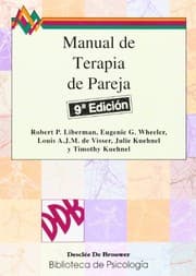Tapa de Manual de terapia de pareja