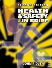 Tapa de Health and safety-- in brief