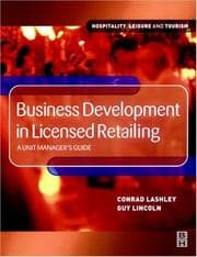 Tapa de Business development in licensed retailing