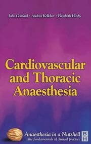 Tapa de Cardiovascular and thoracic anaesthesia