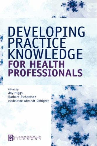 Tapa de Developing Practice Knowledge for Health Professionals