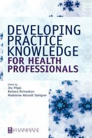 Tapa de Developing Practice Knowledge for Health Professionals