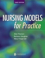 Tapa de Nursing models for practice