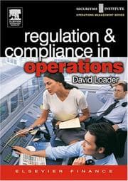 Tapa de Regulation and Compliance in Operations (Securities Institute Operations Management)