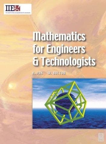 Tapa de Mathematics for engineers and technologists