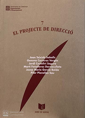 Tapa de projecte de direcció/El