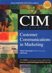 Tapa de Customer communications in marketing, 2002-2003