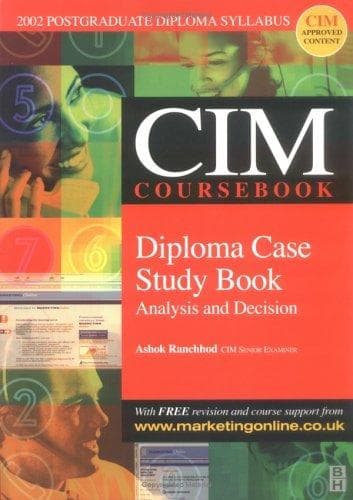 Tapa de CIM Coursebooks 2002-2003 Diploma Case Study Book