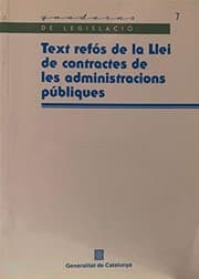 Tapa de Text refós de la Llei de contractes de les administracions públiques