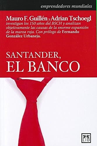 Tapa de Santander, el banco