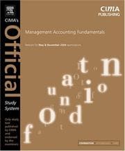 Tapa de Management Accounting Fundamentals, Fourth Edition: For May and November 2004 Exams (CIMA Official Study Systems: Foundation Level (2004 Exams))
