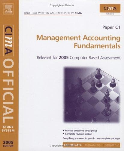 Tapa de Management accounting fundamentals