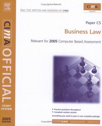 Tapa de Business Law