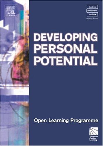 Tapa de Developing Personal Potential CMIOLP (CMI Open Learning Programme)