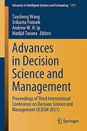 Tapa de Advances in Decision Science and Management