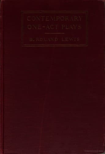 Tapa de Contemporary one-act plays