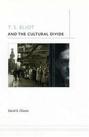 Tapa de T. S. Eliot and the Cultural Divide