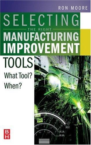 Tapa de Selecting the right manufacturing improvement tools