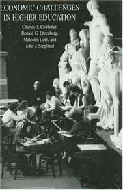 Tapa de Economic challenges in higher education