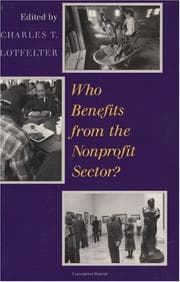 Tapa de Who benefits from the nonprofit sector?