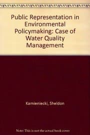 Tapa de Public Representation in Environmental Policymaking