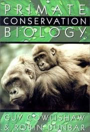Tapa de Primate conservation biology