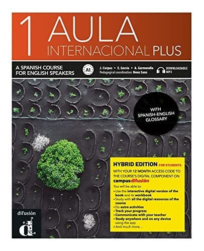 Tapa de Aula Internacional Plus 1 Edición Híbrida. Edición Inglesa