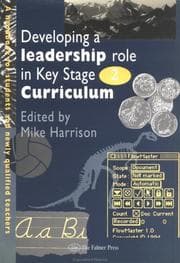 Tapa de Developing A Leadership Role Within the Key Stage 2 Curriculum